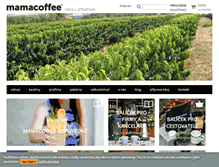 Tablet Screenshot of mamacoffee.cz